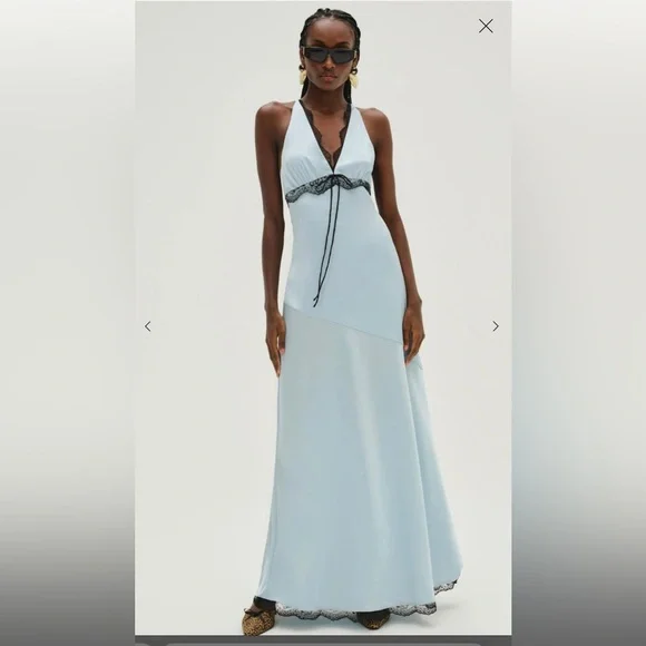 For Love And Lemons | Dresses | Mariella Maxi Dress Powder Blue Black Lace For Love And Lemons | Poshmark For Love And Lemons | Dresses | Mariella Maxi Dress Powder Blue Black Lace For Love And Lemons | Poshmark